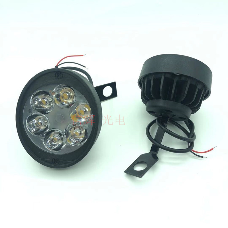Motorcycle LED lamp 12V ultra-bright spotlight, strong light, 9-bead flashing auxiliary lighting lamp modification accessories undefined