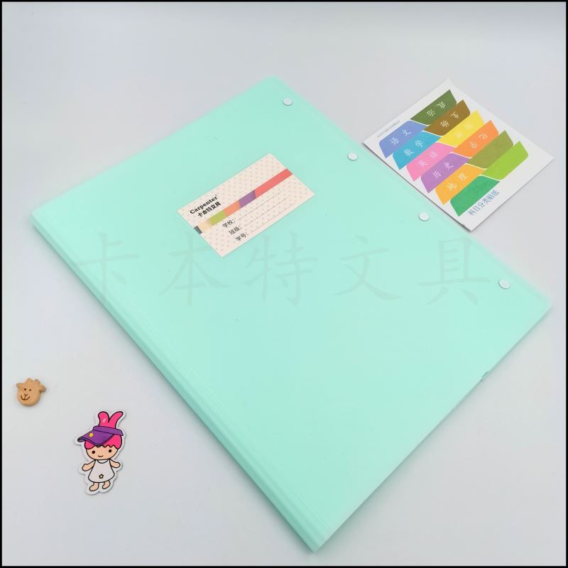 A4 two 40-page brochure Carpenter tie elastic office brochure manufacturer direct student exam paper bag