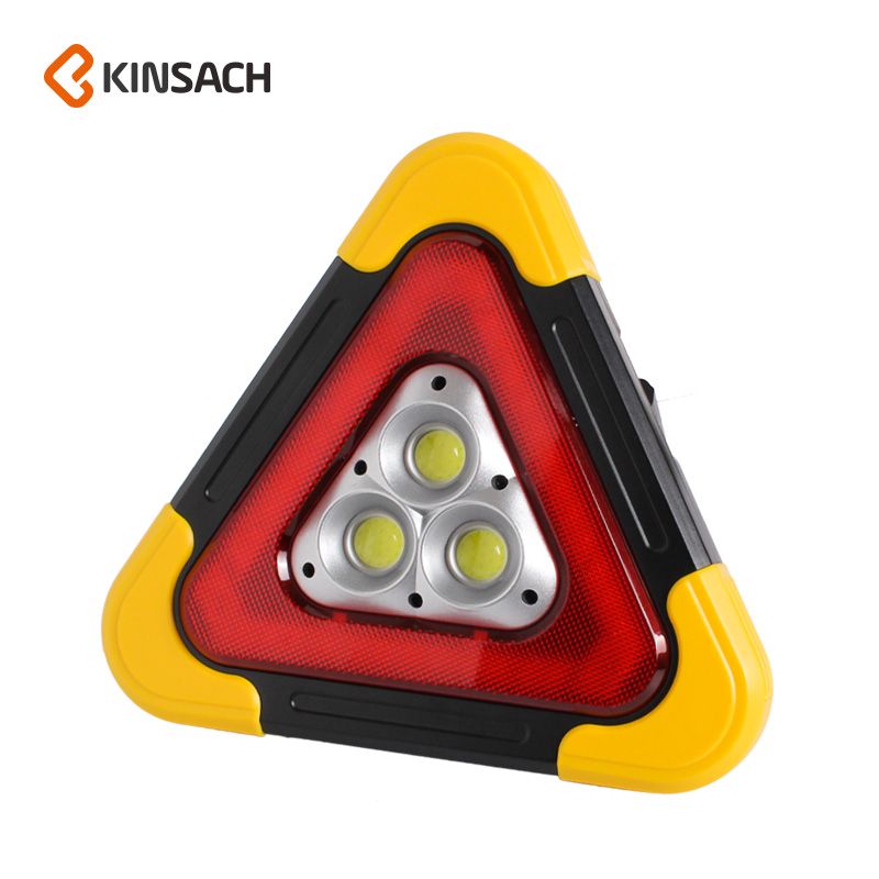 Repair car fault warning COB floodlight Floodlight car triangle warning light USB rechargeable