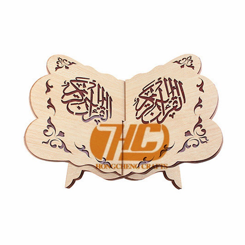 厂家直销阿拉伯木质古兰经书架穆斯林伊斯兰经书松木雕刻sj1-046详情3