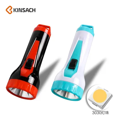 LED small flashlight, bright light, can be plugged in to charge to shoot remote plastic camping caving mini portable home thumbnail