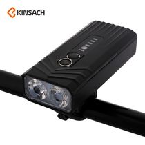 Bicycle lights, headlights, rechargeable flashlight, night riding bicycle accessories, mountain bike, super bright lighting lamp