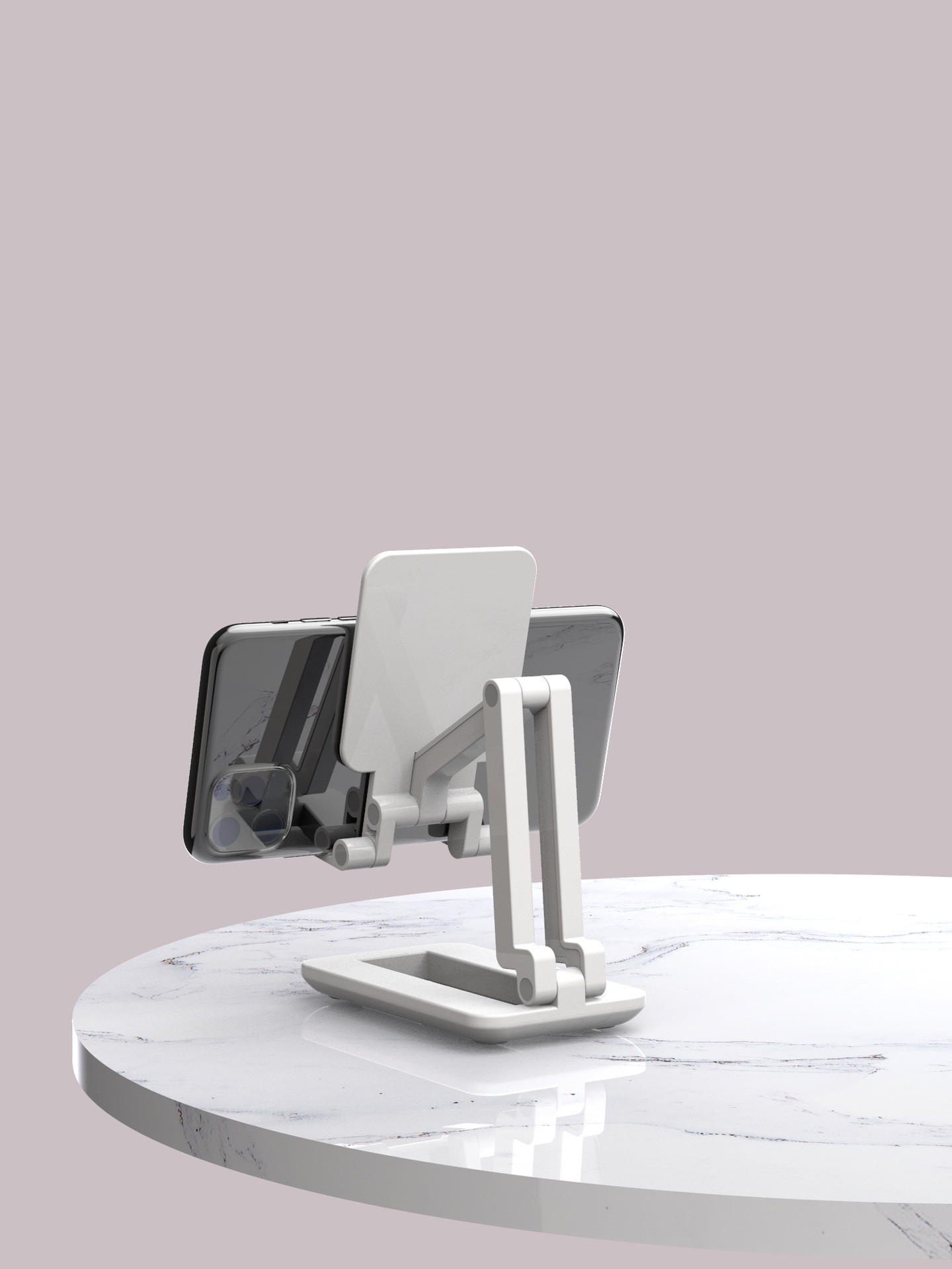 折叠手机支架桌面伸缩懒人支架详情图7