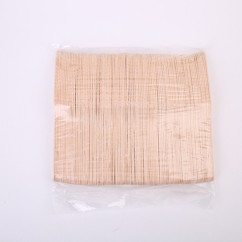 一元店地摊爆款餐具厂家促销一次性木质勺子 日用百货批发白底实物图