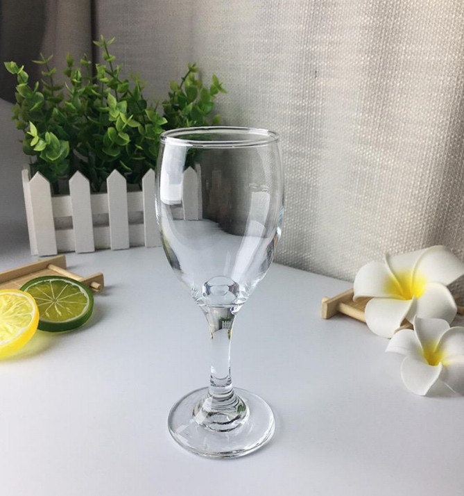 Red wine glass set, two liang of home wine glasses, white wine glass, glass foreign wine glass, European round wine glass, 175ml detail image 1