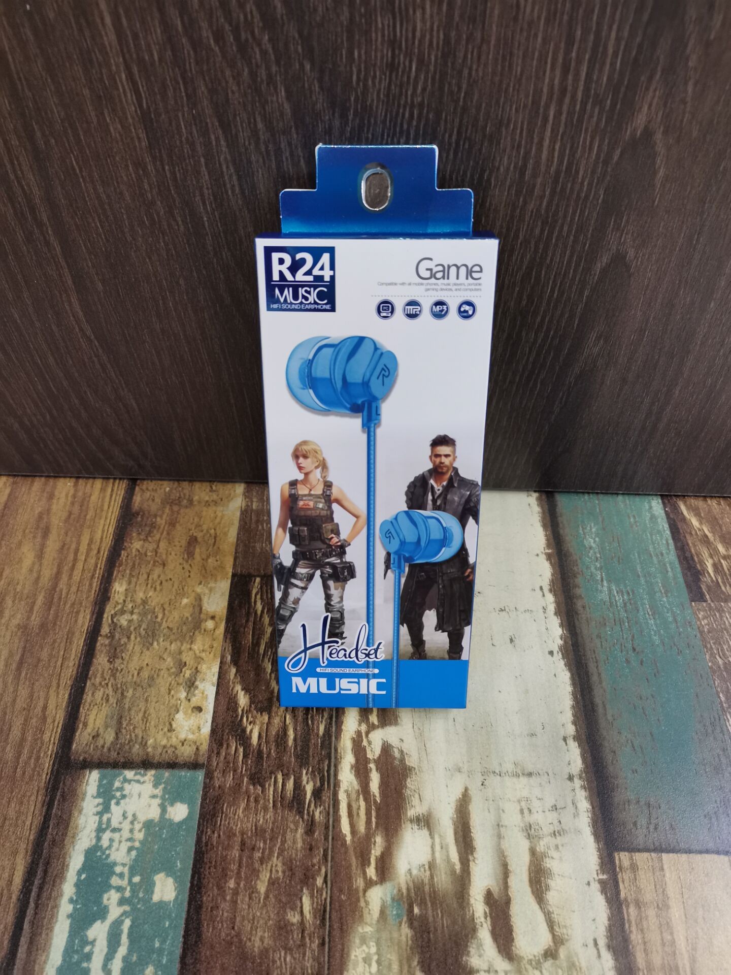 R24 Sogo Headphones, In-ear Earphones, earbuds with microphone (Color randomly dispatched) detail image 3