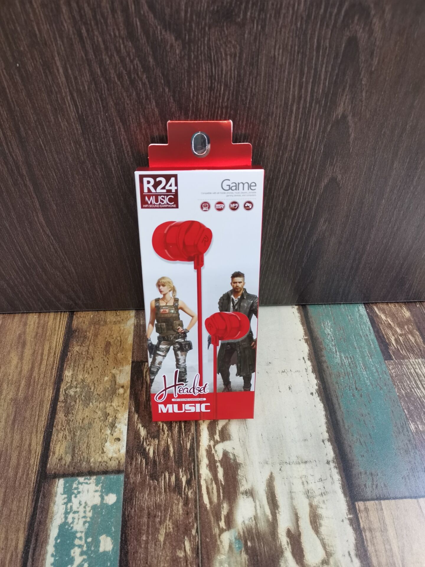 R24 Sogo Headphones, In-ear Earphones, earbuds with microphone (Color randomly dispatched) detail image 5