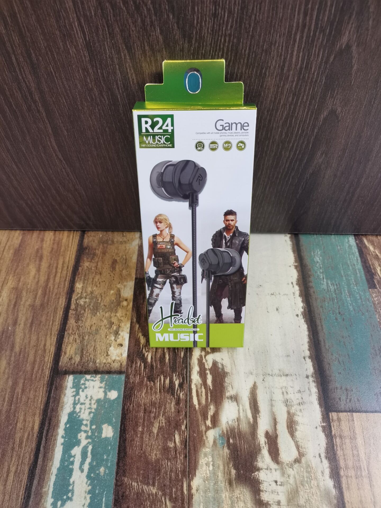 R24 Sogo Headphones, In-ear Earphones, earbuds with microphone (Color randomly dispatched) detail image 6