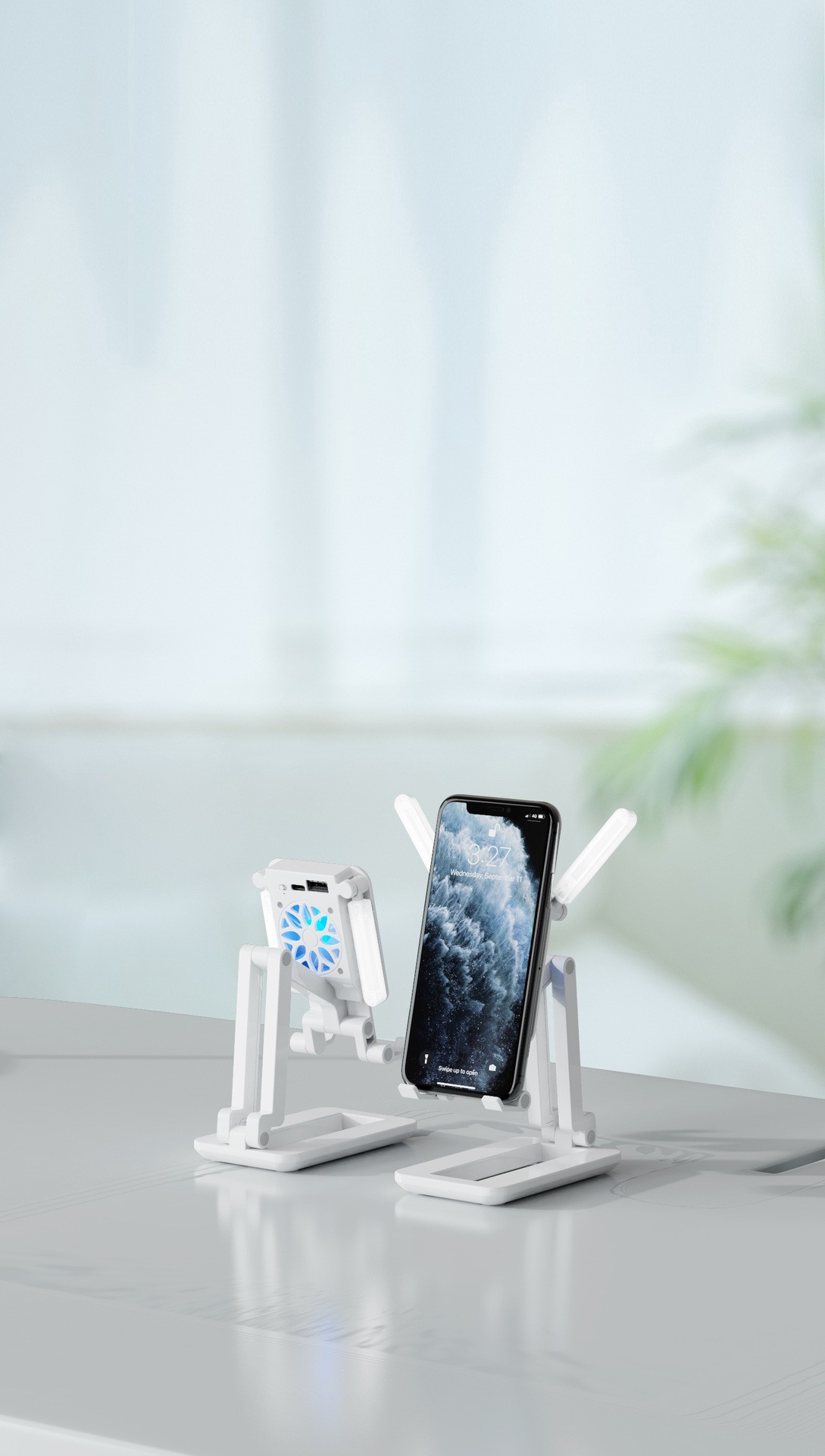 折叠手机支架桌面伸缩懒人支架详情图6