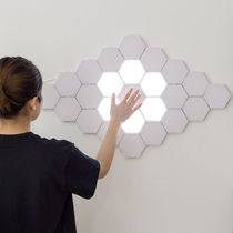 Quantum touch lamp Honeycomb lamp Tiktok creative background wall Quantum lamp Small night lamp Atmosphere lamp wall lamp remote control