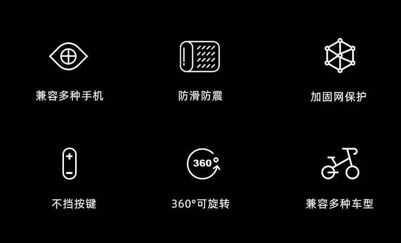 Electric bike frame, navigation bracket, bicycle, electric bike, on-board food delivery rider, motorcycle, mobile phone stand detail image 1