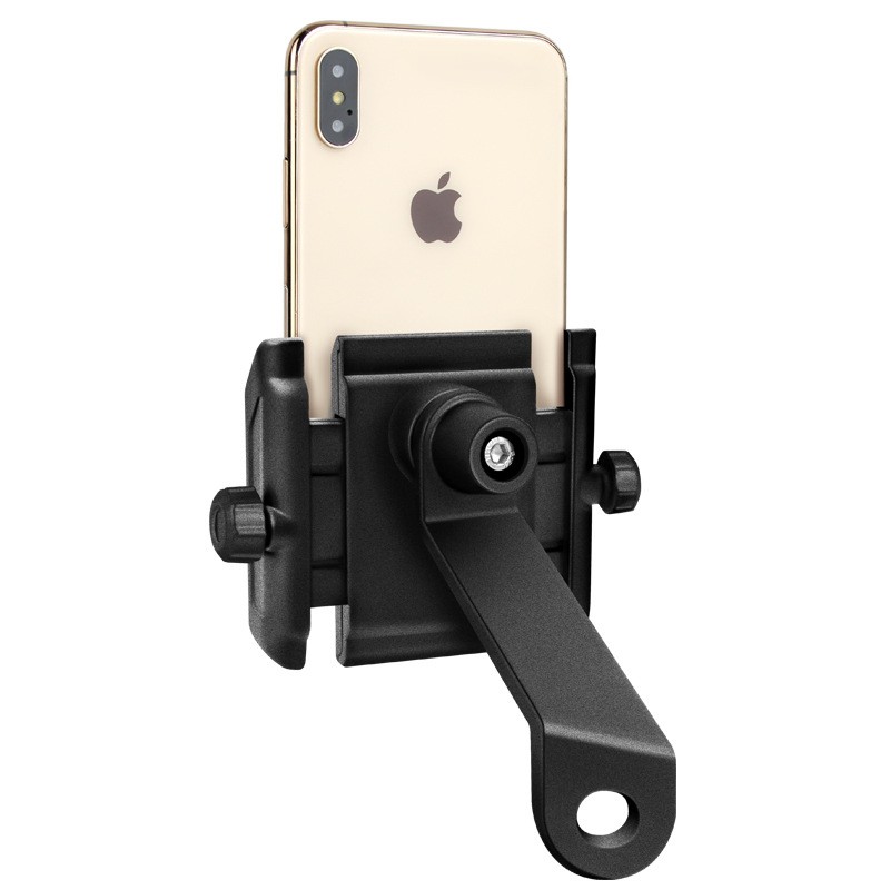 The aluminum alloy knob for motorcycle, bicycle and mobile phone stands can't be shaken off. It's a navigation stand for takeout detail image 5