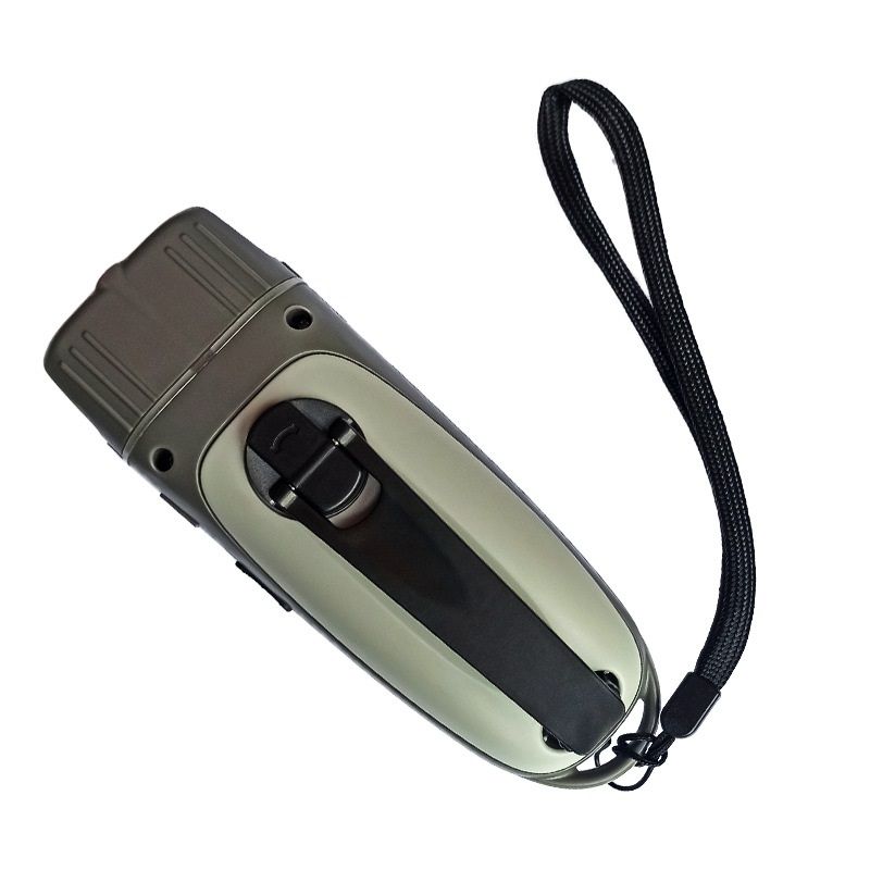 Emergency alarm hand-cranked flashlight, disaster prevention equipment, multi-functional radio flashlight, mobile phone hand-cranked charging details Picture