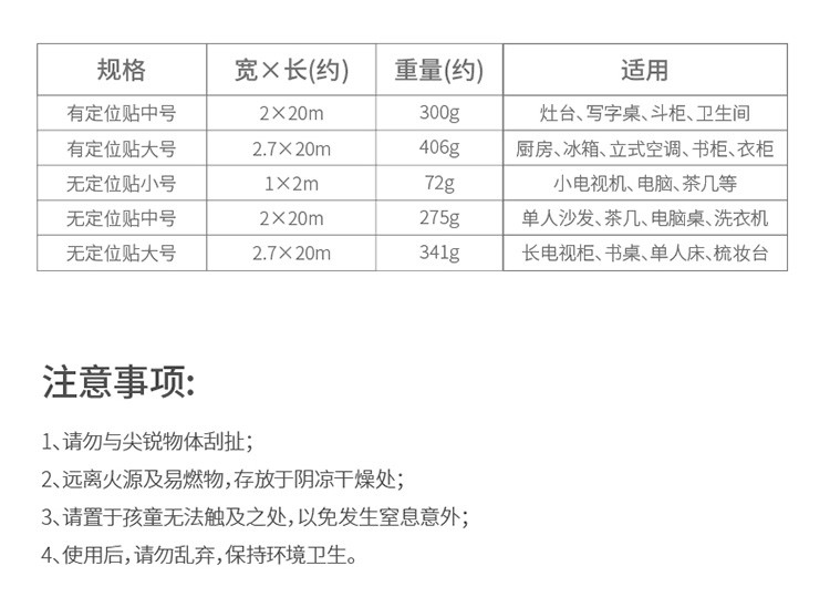 家用防尘膜一次性家具遮盖防尘布沙发床塑料防尘罩装修用保护薄膜（无定位贴2.7*20m）详情图16