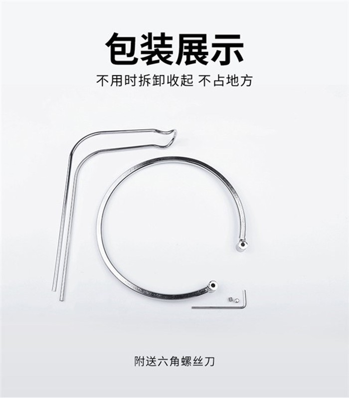 Detachable bracket fishing wheel Luya stainless steel storage rack, placement rack, spinning wheel display rack, fat Goluya detail image 5