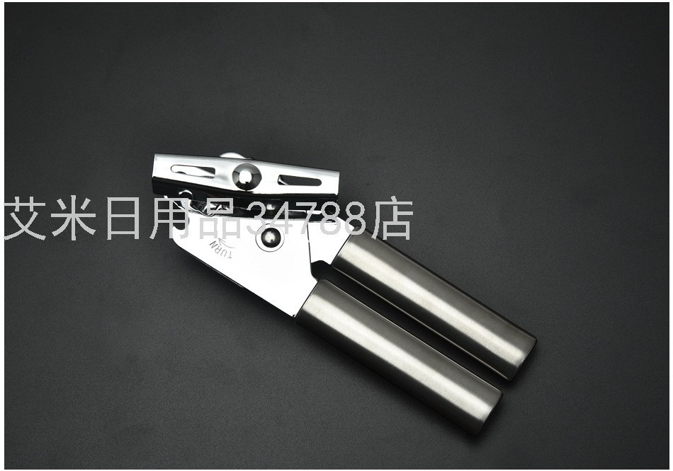 HY-B-05不锈钢柄强力开罐器多功能罐头刀啤酒开瓶器家用厨房工具详情图8