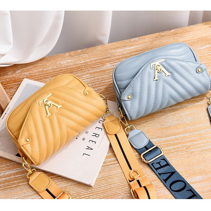 [12598] 女包外贸简约潮流百搭单肩斜挎包女12598