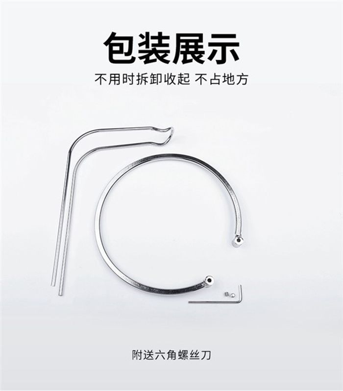 Detachable bracket fishing wheel Luya stainless steel storage rack, placement rack, spinning wheel display rack, fat Goluya Item Picture