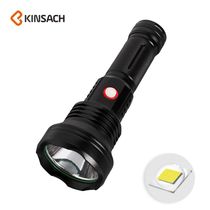 Flashlight outdoor charging super bright waterproof remote spotlight led remote spotlight flashlight patrol