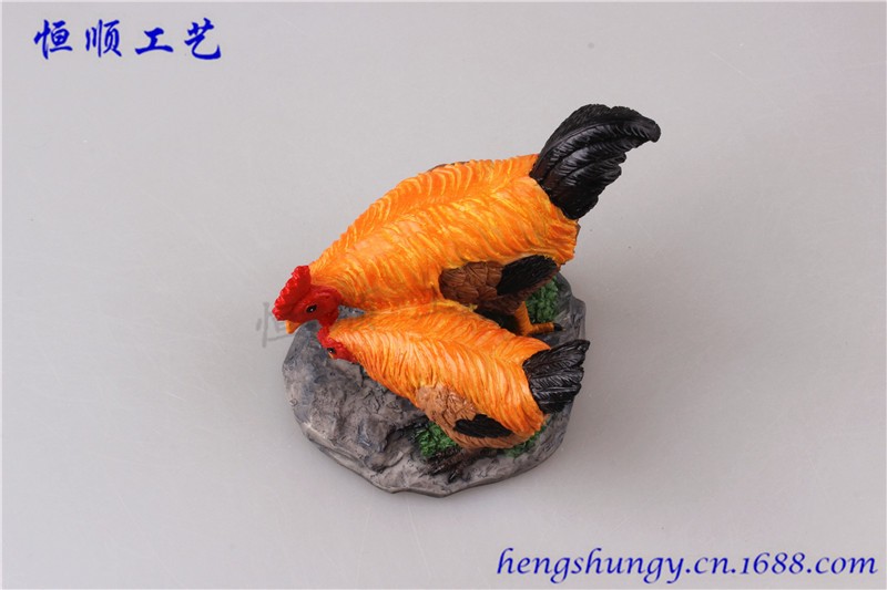 公鸡 母鸡 花盆园艺造景装饰 微景观动物配件 小鸡详情图9