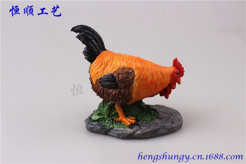 公鸡 母鸡 花盆园艺造景装饰 微景观动物配件 小鸡详情图7