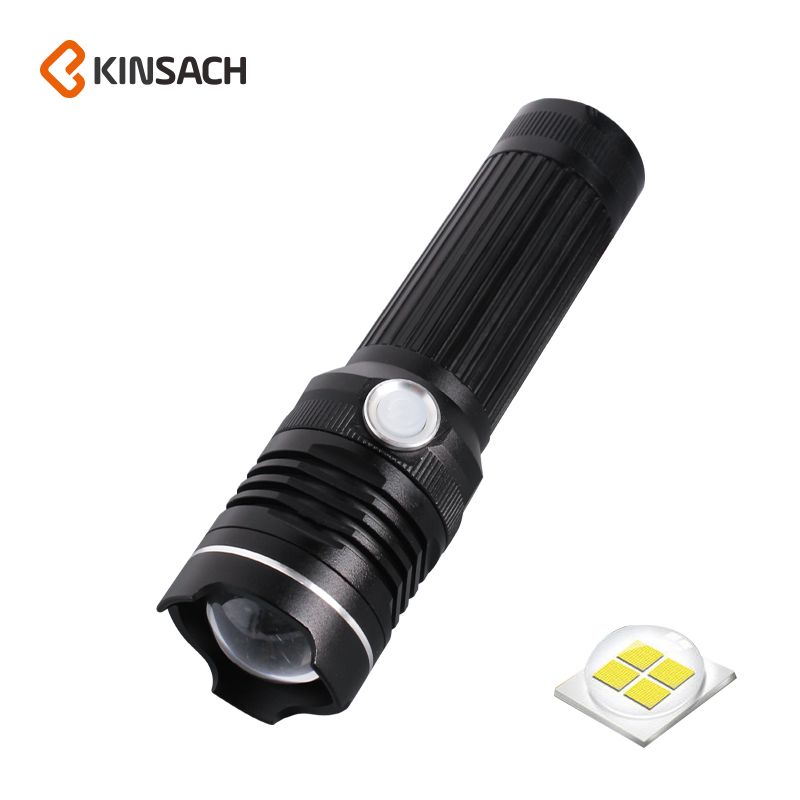 P50 strong ultra-bright flashlight charging long-range outdoor household portable small xenon lamp ultra-long life