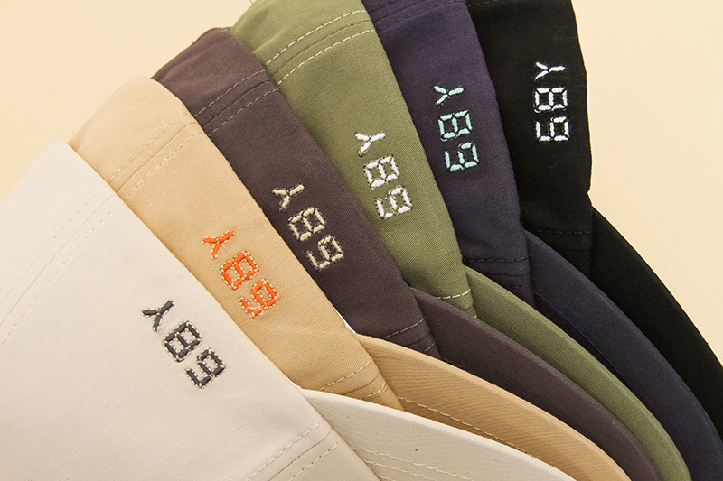Letter-embroidered baseball cap, Korean version of baseball cap detail image 2