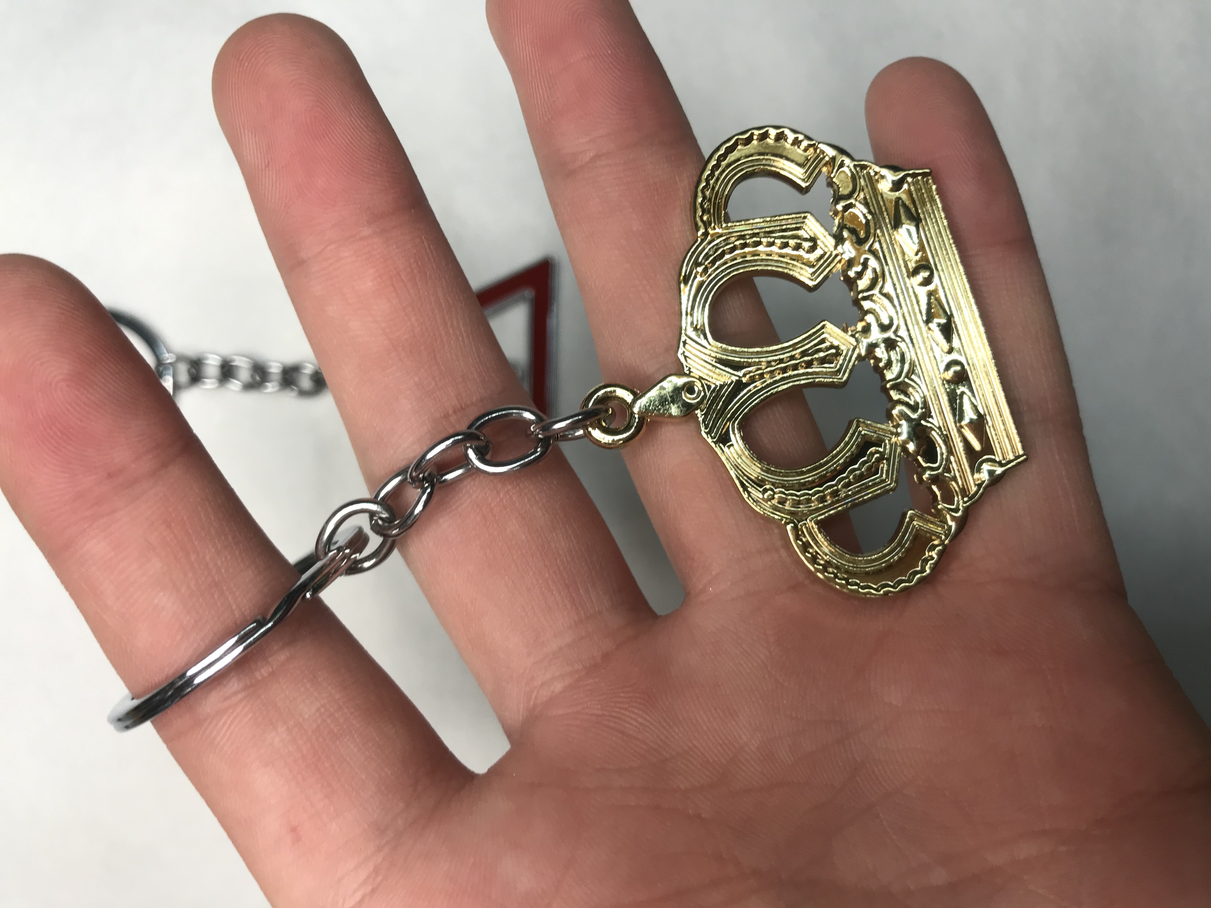 汽车个性钥匙扣，皇冠钥匙扣，三脚架钥匙扣产品图