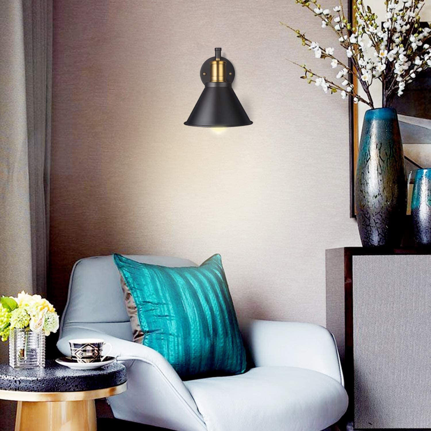 Amazon's best-selling wall lamps, American-style folding and rotating bedside lamps for bedrooms, dining rooms, living rooms and studies, and mirror front lamps detail image 14