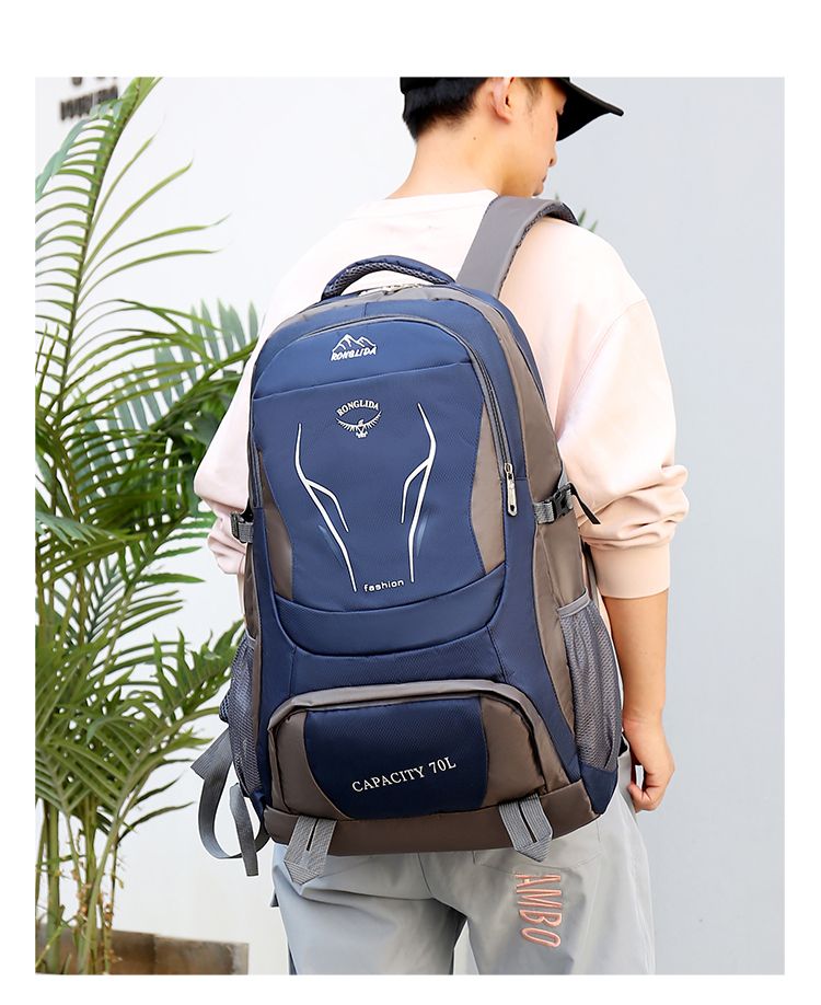 Big capacity Outdoor mountaineering backpacking travel backpack leisure backpack school bag