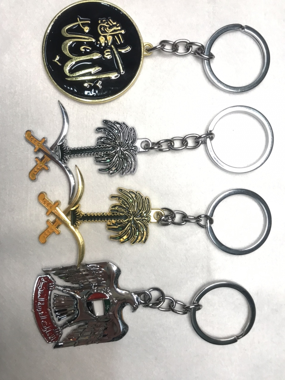 汽车钥匙扣，الله 滴胶汽车钥匙扣外贸爆款中东国家