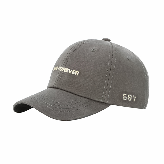 Letter-embroidered baseball cap, Korean version of baseball cap detail image 5