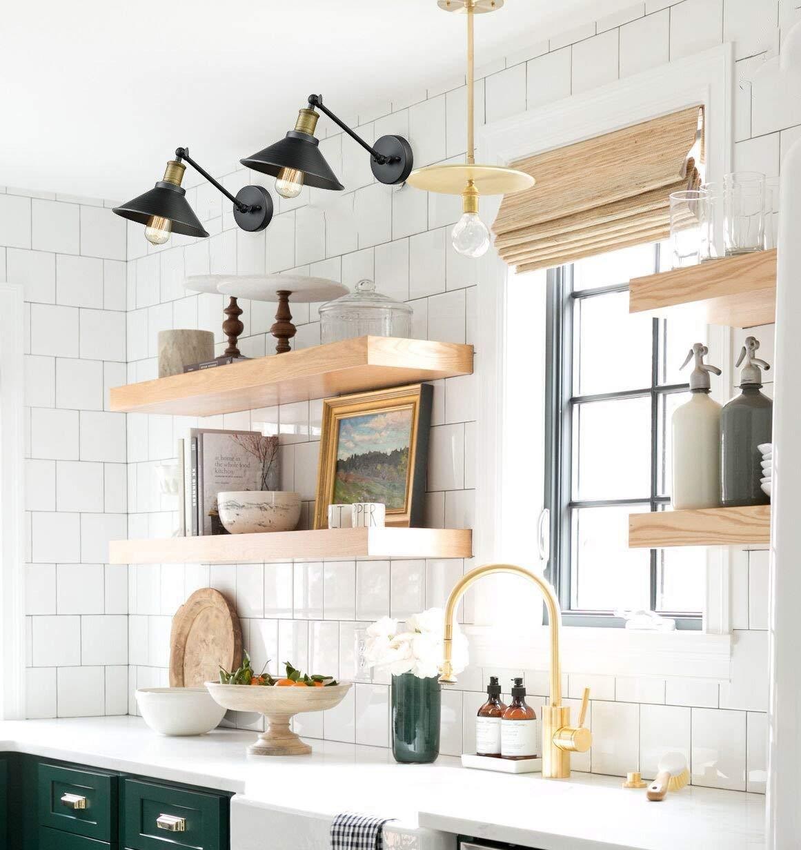 Export of American retro industrial style restaurant, living room, corridor, staircase, bar counter, balcony, entrance hall, wall lamps, mirror lamps detail image 8