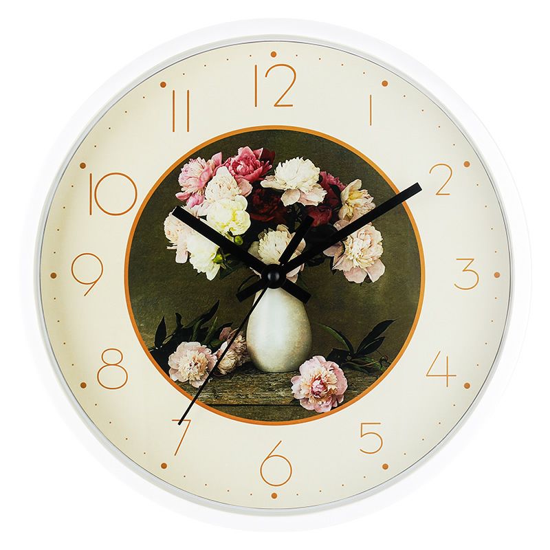Factory direct sales of 12-inch European-style wall clocks, simple wall watches for living rooms and bedrooms, modern and creative quartz clocks, cross-border hot sales Item Picture