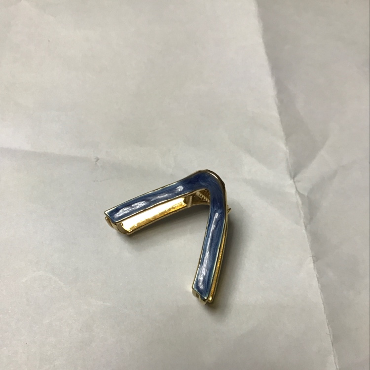 新款蓝色发夹