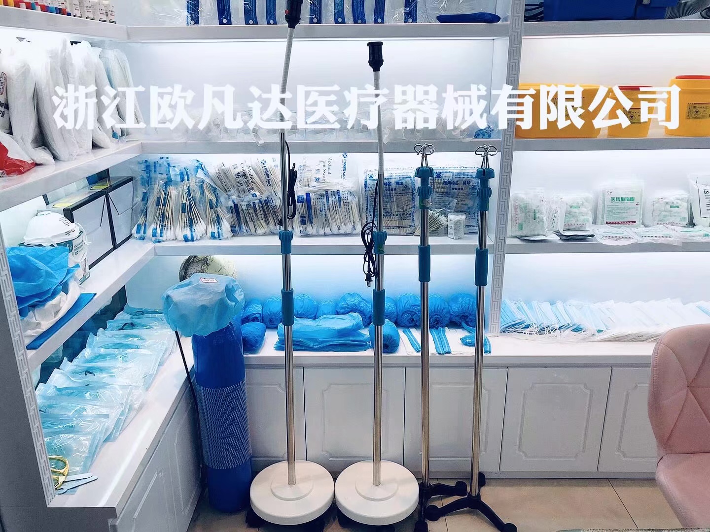 不锈钢输液杆产品图