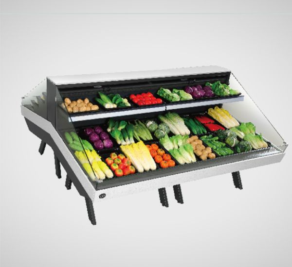 双面冷藏柜商用蔬菜水果架超市果蔬置物架