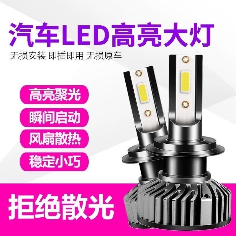 汽车LED大灯H1H7H4 超亮聚光详情图9