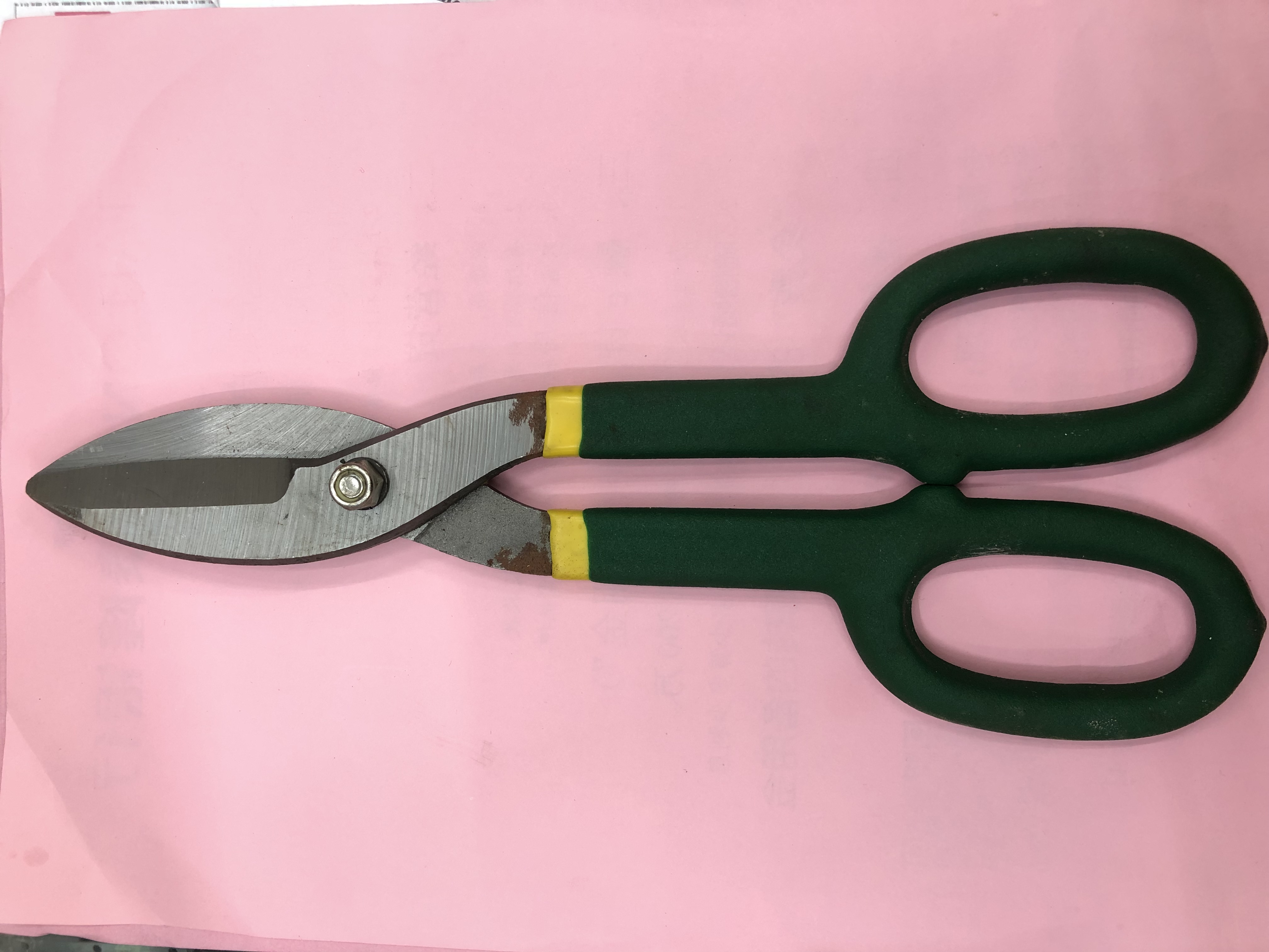 12寸美式铁皮剪插卡德式铁皮剪电缆剪钢丝钳五金工具白底实物图