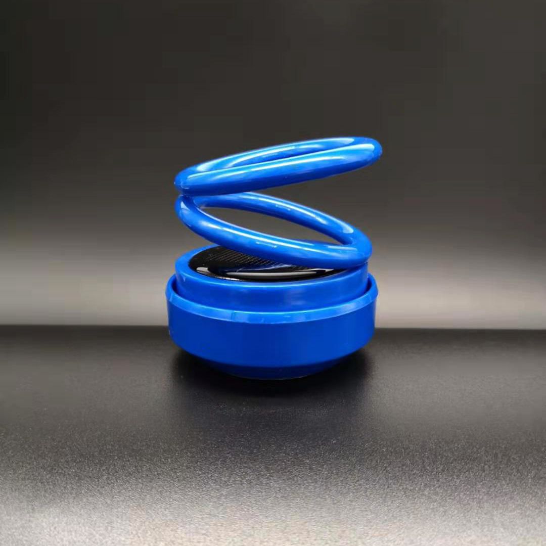 Wholesale of solar plastic double-ring suspended rotating aroma diffuser base, creative automotive supplies, solar rotating ornaments Specification image