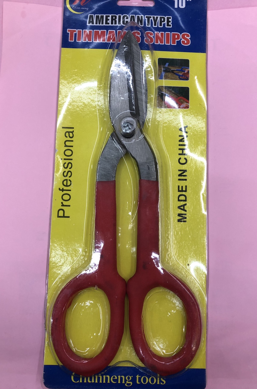 10寸美式重型铁皮剪德式铁皮剪电缆剪钢丝钳五金工具