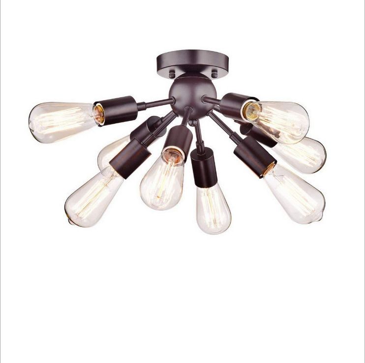 Cross-border Nordic personality living room corridor corridor hallway room iron art Amazon explosion-style ceiling light