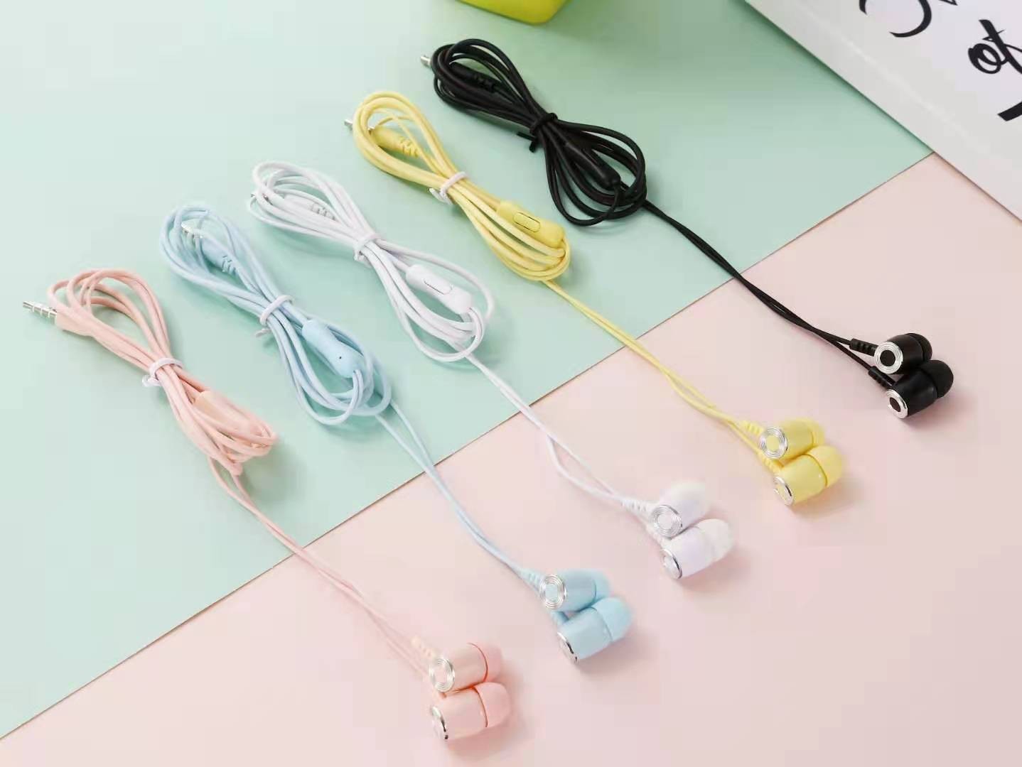 KY-71 Sogo Headphones, in-ear headphones, earbuds with microphone (Color randomly dispatched) pic 5
