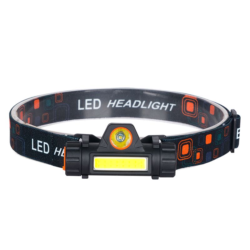 Strong fishing sensor headlight charging super bright long shot headlight LED night fishing special outdoor flashlight
