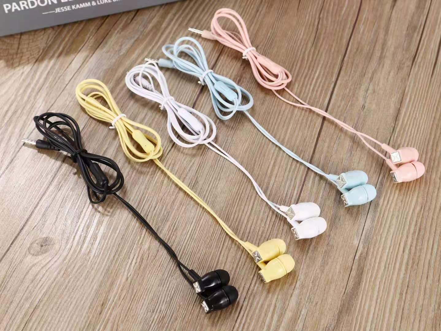 KY-72 Sogo Headphones, in-ear headphones, earbuds with microphone (Color randomly dispatched) detail image 6