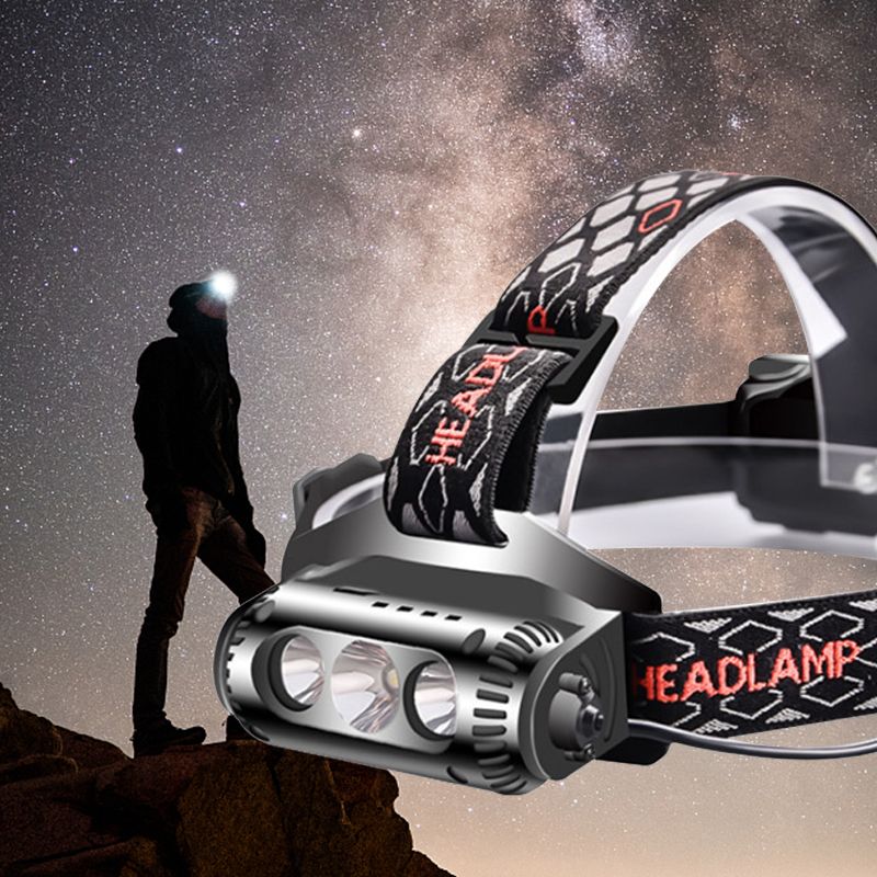 Outdoor bright led hernia lamp headlamp charging super bright headwear long shot high brightness
