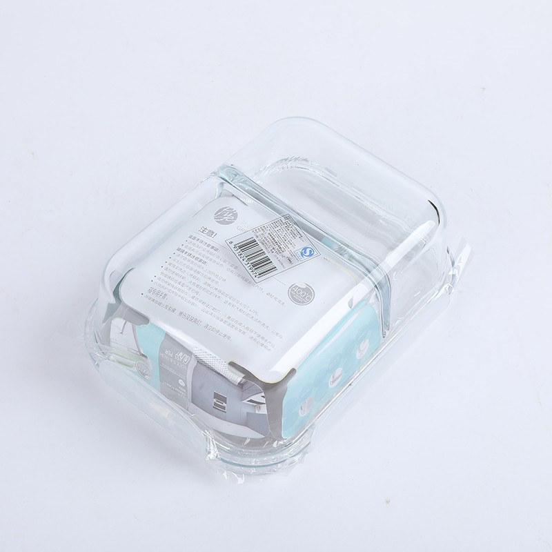 义乌好货 普业 1L长方形二分格玻璃保鲜盒 1997#/TZ详情图3