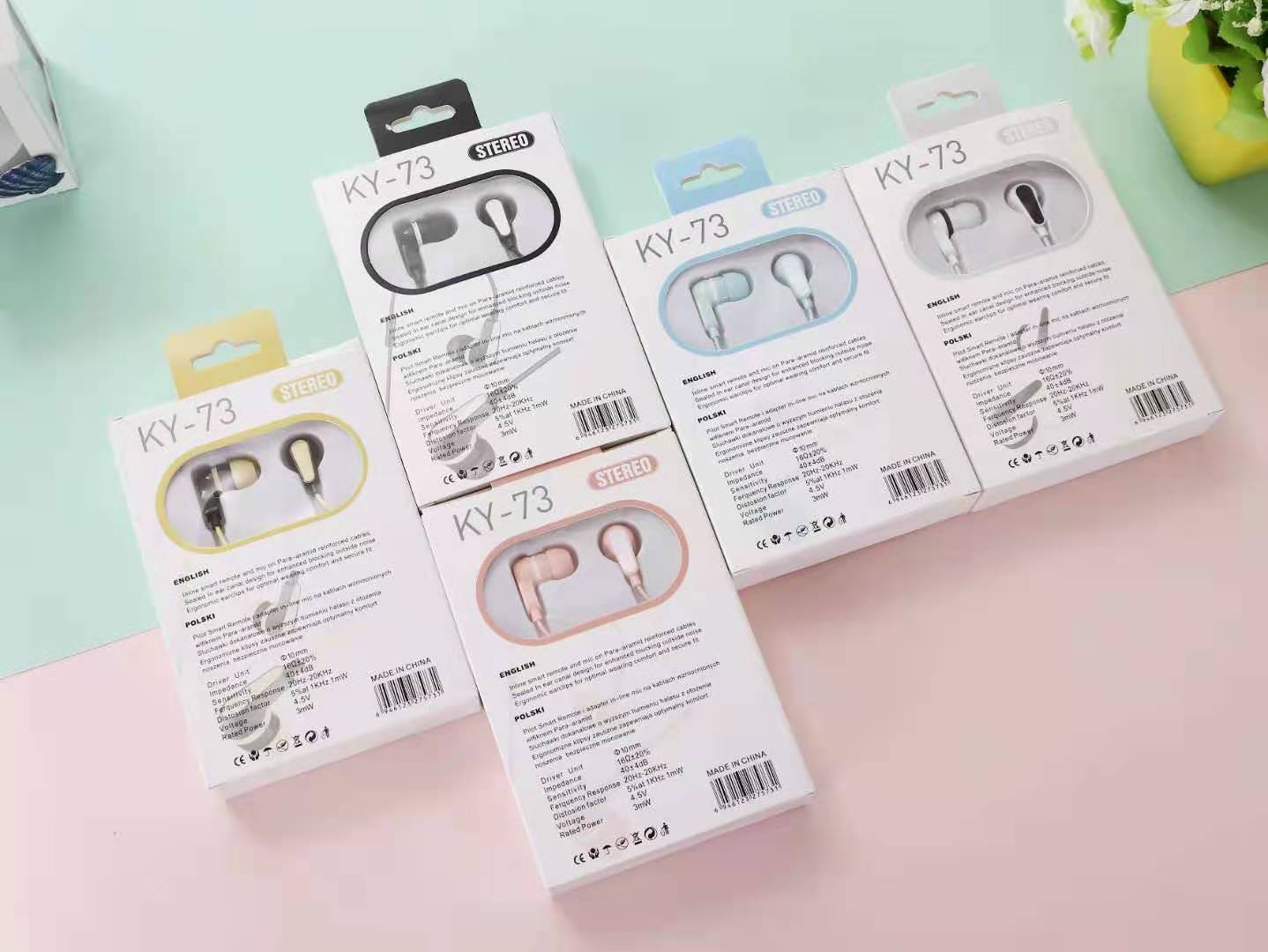 KY-73 Sogo Headphones, in-ear headphones, earbuds with microphone (Color randomly dispatched) Application Scenario