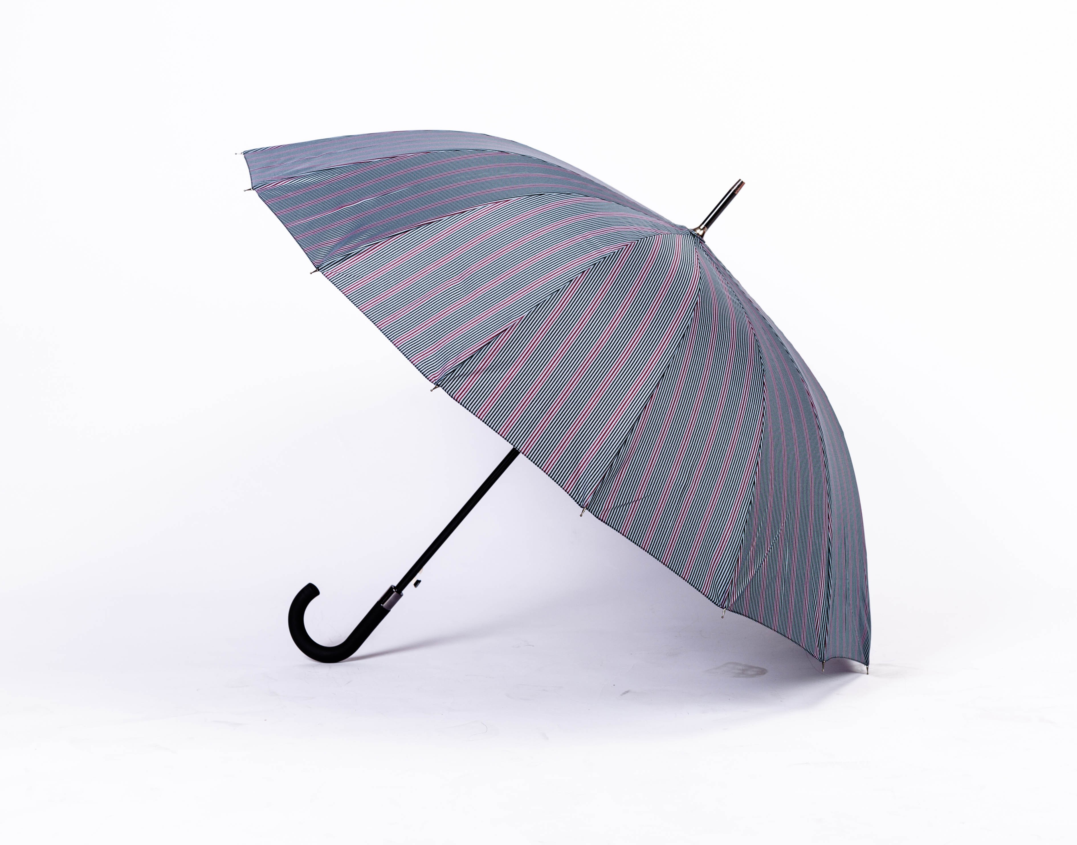 1665G长柄雨伞16骨格纹大尺寸雨伞商务雨伞男士晴雨2用雨伞详情图13