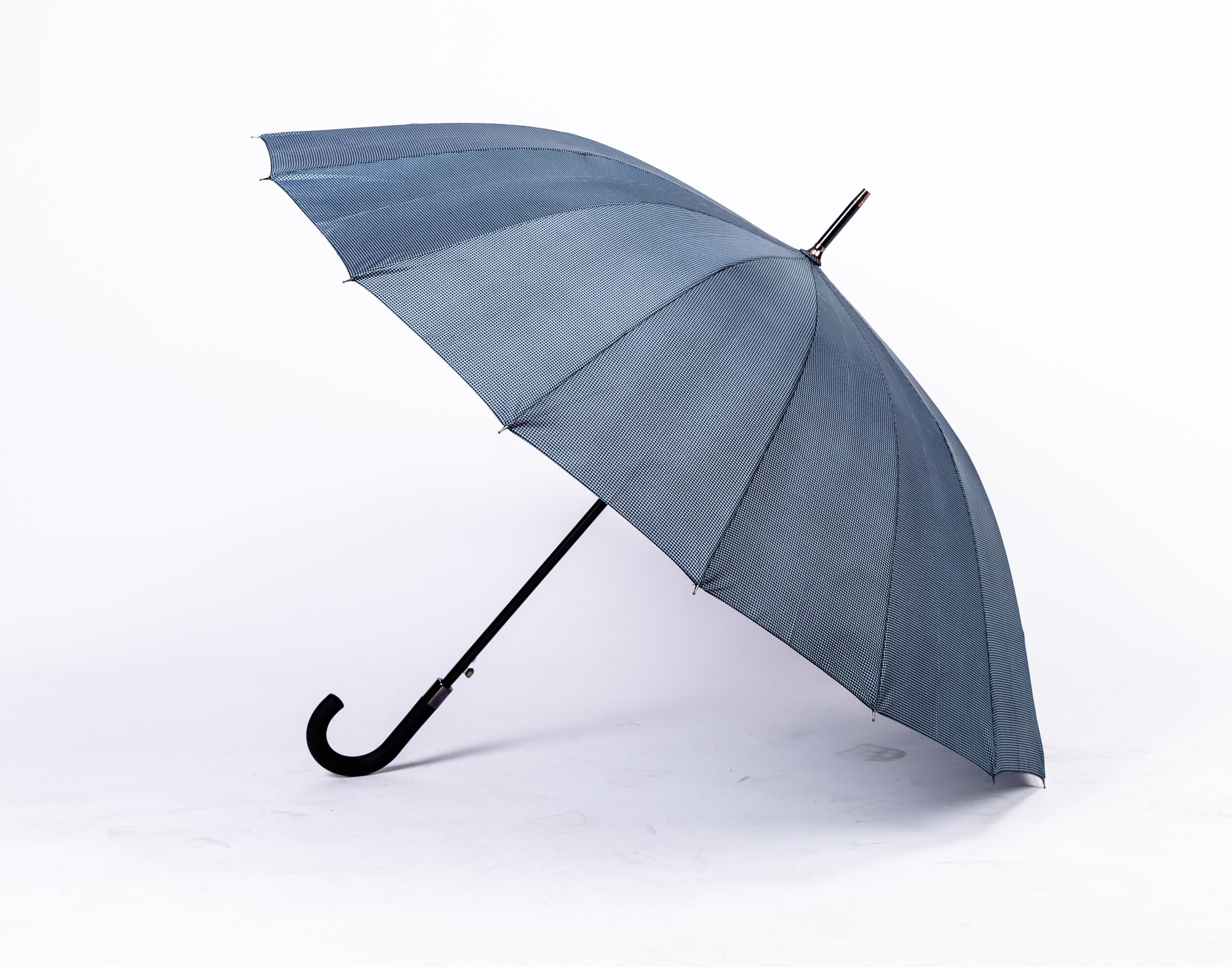 1665G长柄雨伞16骨格纹大尺寸雨伞商务雨伞男士晴雨2用雨伞详情图12